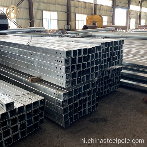 Yixing futao इलेक्ट्रिकल पावर स्टील ट्यूबलर स्वेड डंडे